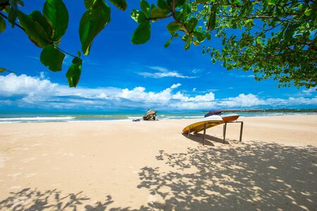 beautiful beach and tropical seaの写真素材