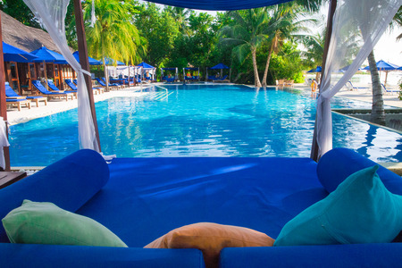 swimming pool in hotel Thailandのeditorial素材