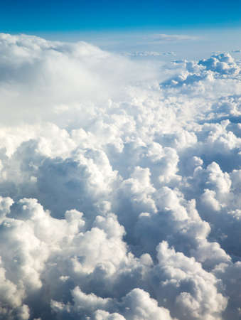 sky above the cloudsの写真素材