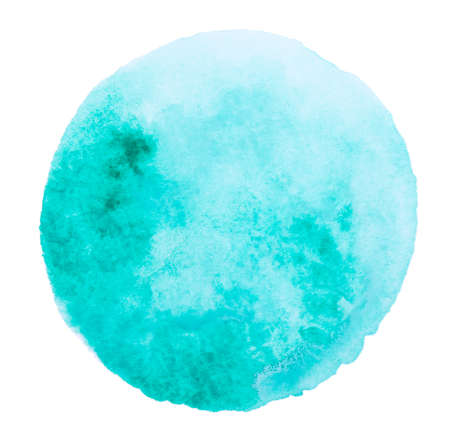 blue watercolor splash stroke backgroundの写真素材