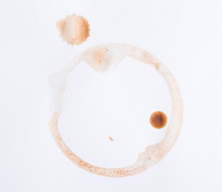 Coffe stains and splashesの写真素材