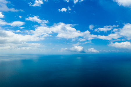 The beautiful tropical Island of Zanzibar aerial view. sea in Zanzibar beach, Tanzania.の写真素材