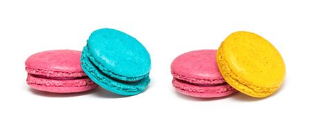 macaroons variety closeup. A french sweet delicacy.