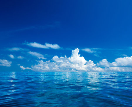 beach and tropical sea. nature backgroundの写真素材