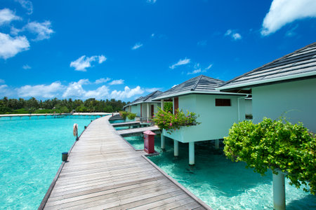 beautiful beach and tropical seaの写真素材