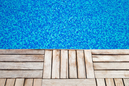 blue swimming pool,background of water in swimming pool.の写真素材