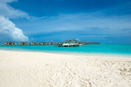 beautiful beach and tropical seaの写真素材