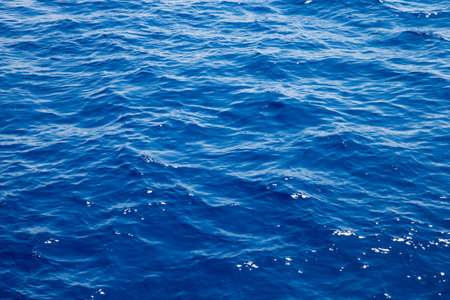 blue sea water backgroundの写真素材
