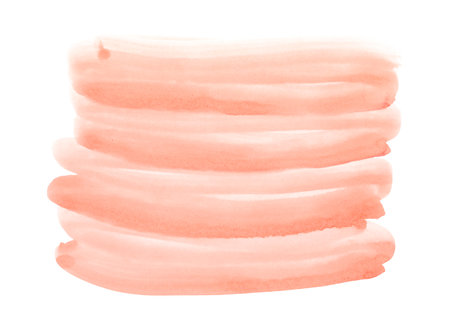 Abstract red watercolor on white backgroundの写真素材