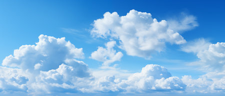 blue sky with white cloud background. white cloud with blue sky backgroundの素材