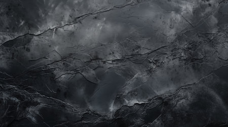 Empty gray concrete wall. Gray concrete wall as background. Abstract design with textured black stone wall backgroundの素材