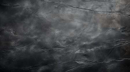 Empty gray concrete wall. Gray concrete wall as background. Abstract design with textured black stone wall backgroundの素材
