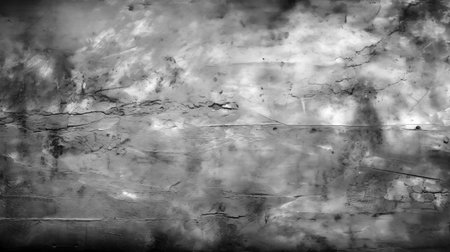 Empty gray concrete wall. Gray concrete wall as background. Abstract design with textured black stone wall backgroundの素材