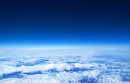 Aerial sky and clouds background