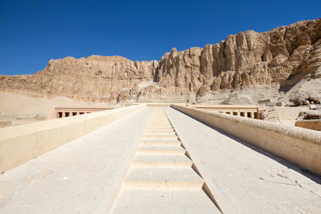 The temple of Hatshepsut near Luxor in Egypt