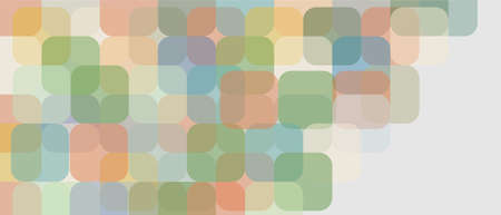 Striped colored background with geometric shapes. Template for wallpaper, screensavers of modern design in pastel colors.のイラスト素材