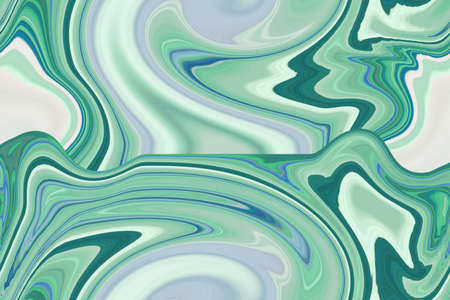 Background pink and green. Sea wave illustration. Beautiful texture in a modern style for web...