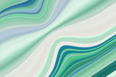 Background pink and green. Sea wave illustration. Beautiful texture in a modern style for web design.の写真素材