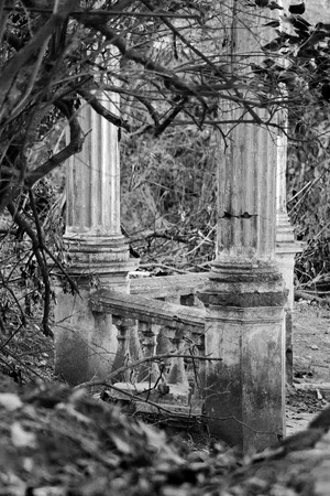 Ancient arch with columnsの写真素材