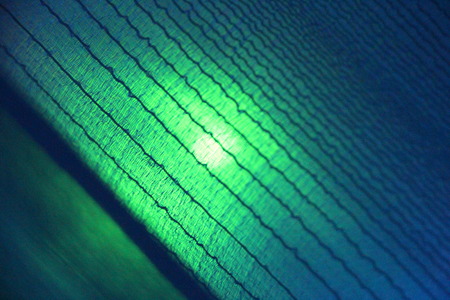 The sun through the curtainの写真素材