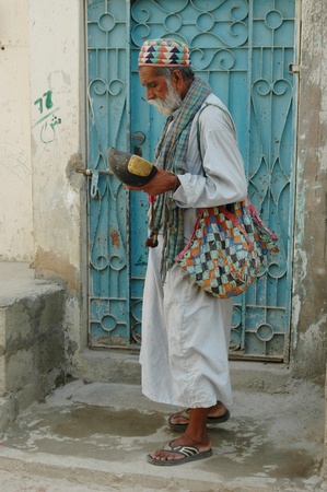 PAKISTAN_KARACHI_ Begging has becomeprofssion for some people ,easy to make living get up own will sleep on will and rest at own will begging at each door is for some daily life 15 Aapril 2012  
のeditorial素材