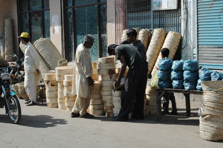 KARACHI/PAKISTAN_  Item for sale on Eid-ul Ahda  religious holy festival 25 Oct. 2012        のeditorial素材