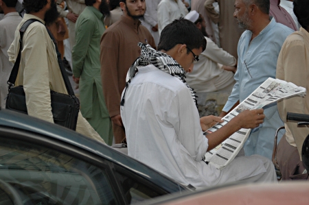 KARACHI/PAKISTAN_ Jameat -e-dawa   during protest rally agaist Isreal attached in  Gaza in palestine also show angry toward United States of America  today on monday 19 Nov. 2012      のeditorial素材