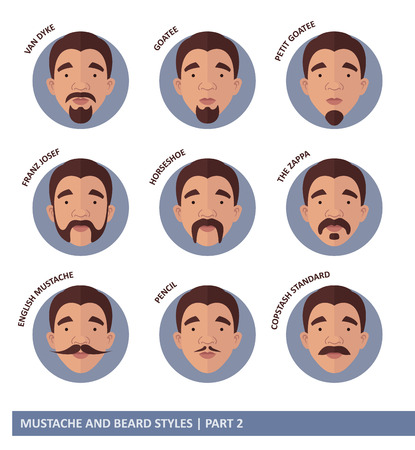 Mustache And Beard Stylesのイラスト素材