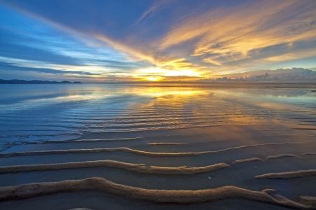 Sunset at Kuala Muda, Penaga の写真素材