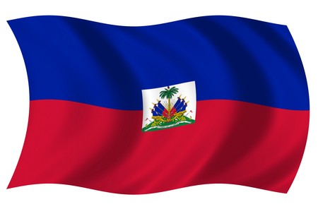 Flag of Haitiの写真素材