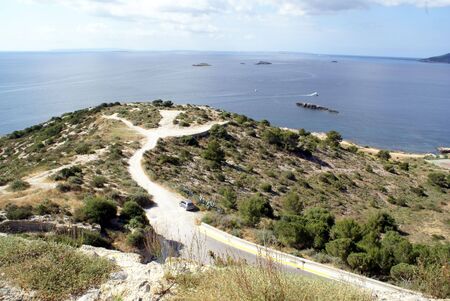 Ibiza - Balearic Islands - Ibiza tourist province- Spainの写真素材