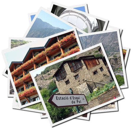 Collection of photographs of Andorra in Europeの写真素材