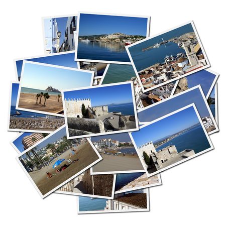 Photographs of Peniscola, Mediterranean city in Spainの写真素材