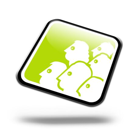 Illustration of a internet button on a white backgroundの写真素材