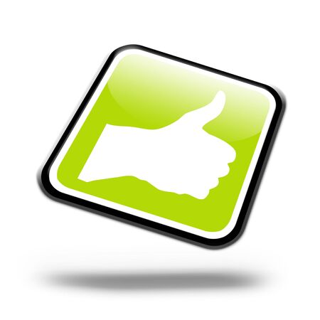 Illustration of a internet button on a white backgroundの写真素材