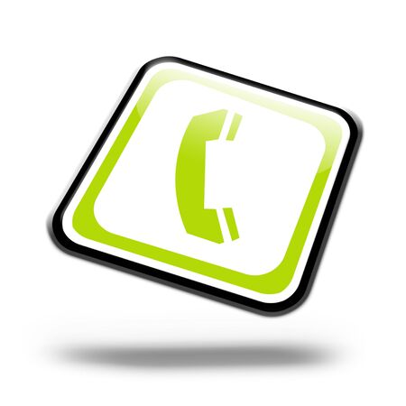 Illustration of a internet button on a white backgroundの写真素材