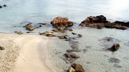 Views of the Island of Ibiza, Islas Baleares, Spainの写真素材