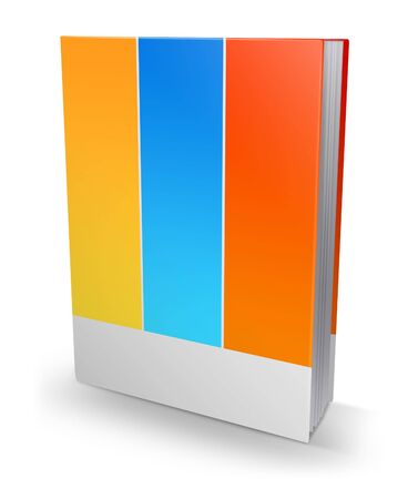 Illustration of  book on white backgroundの写真素材