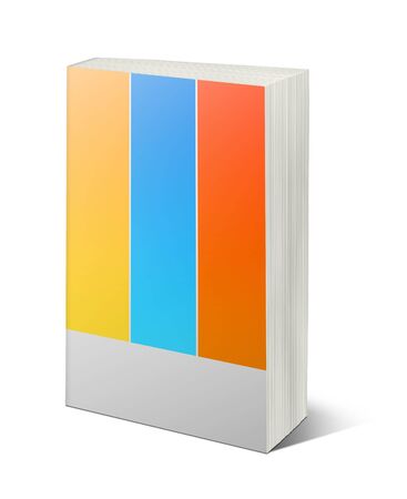 Illustration of  book on white backgroundの写真素材