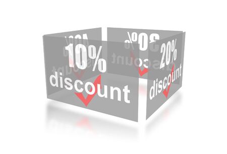 Percentage of trade discountsの写真素材