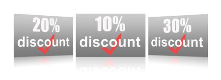 Percentage of trade discountsの写真素材