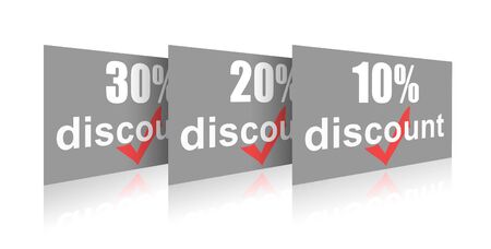 Percentage of trade discountsの写真素材