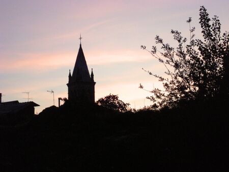 Camino de Santiago, Santiago de Compostela prov. Spainの写真素材