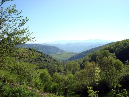 Camino de Santiago, Santiago de Compostela prov. Spainの写真素材