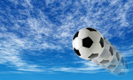 TEMPLATE OF SOCCER BALL BROCHURE の写真素材