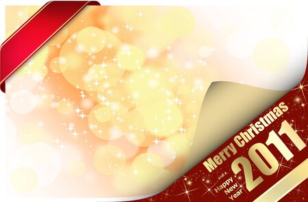 Illustration Christmas greeting card to write your textの写真素材