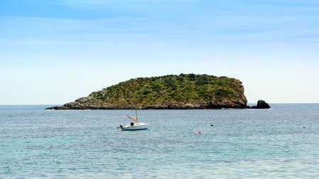 Views from Ibiza, Mediterranean island in Spainの写真素材