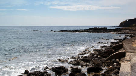 Views from Ibiza, Mediterranean island in Spainの写真素材