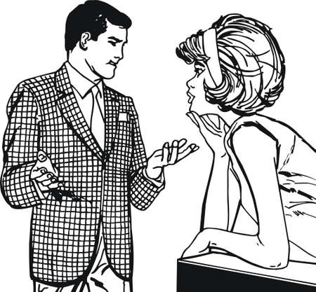 Common life of a pair of lovers on Valentine's Dayの写真素材