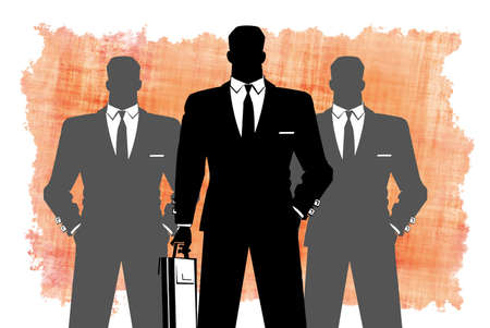 Illustration of a business manの写真素材